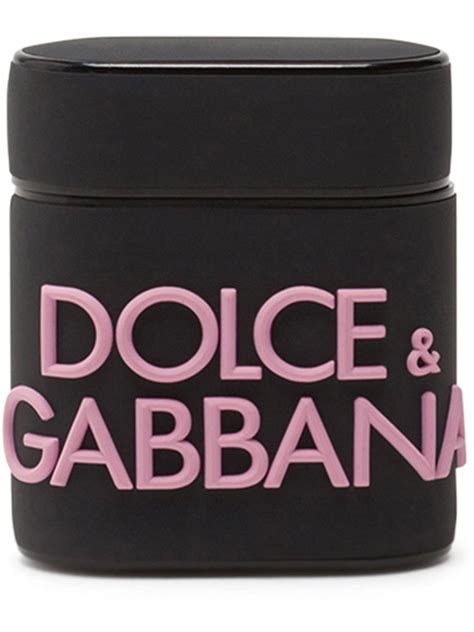 Dolce & Gabbana Rubber airpod case with logo .